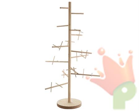 ESPOSITORE DI LEGNO AD ALBERO 66x68x187cm