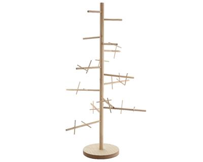 ESPOSITORE DI LEGNO AD ALBERO 66x68x187cm