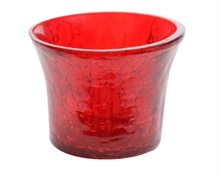 PORTA TEALIGHT ROSSO dia6x5cm