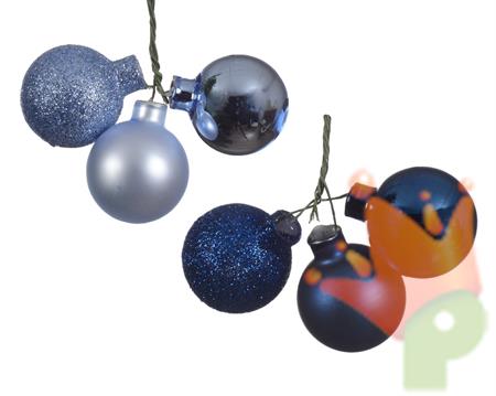 PALLINA PER ALBERO DA 3 PZ ASS BLU ARGENTO