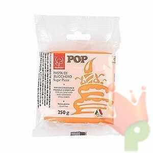 PASTA DI ZUCCHERO POP ARANCIO PASTELLO 250GR