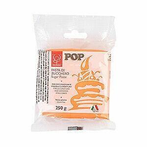 PASTA DI ZUCCHERO POP ARANCIO PASTELLO 250GR