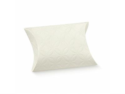 BUSTA 70X70X25 MM MATELASSE' BIANCO 10PZ