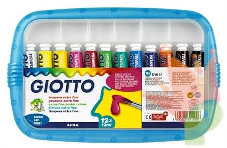TEMPERA GIOTTO SCATOLA 12ML 12PZ