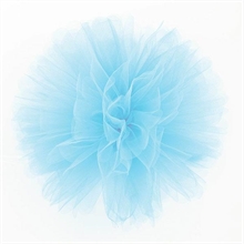 FLUFFY IN TULLE 25CM AZZURRO