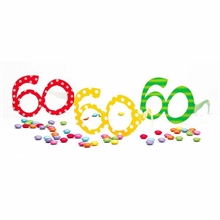 OCCHIALI 60 ANNI 3 COLORI ASSORTITI