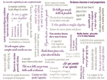 TOVAGLIOLI VEL-ONE 40X40 POUR PARLER BORDEAUX 60PZ