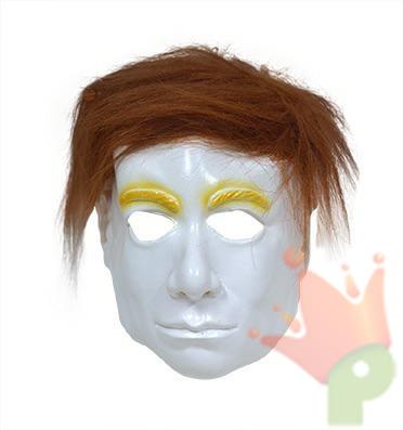 MASCHERA BIANCA UOMO CON CAPELLI