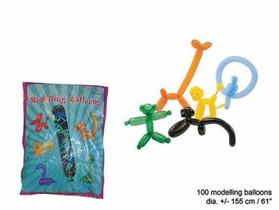 PALLONCINI 61INCH MODELLABILI ASSORTITI 100PZ