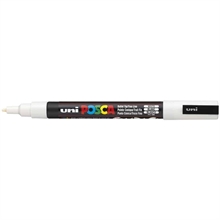 UNIPOSCA BIANCO PUNTA FINE 3M