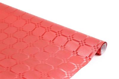 TOVAGLIA ROTOLO 1,18X5MT DAMASCATA ROSSO METAL