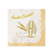 TOVAGLIOLI 25X25CM LA MIA CRESIMA 20PZ