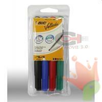 MARCATORE BIC VELLEDA MEDIUM 4PZ