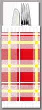 TOVAGLIETTA 30X40 SCOZZESE ROSSO 250PZ
