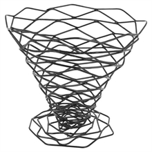CESTO A CONO 12,8X22,5CM NERO