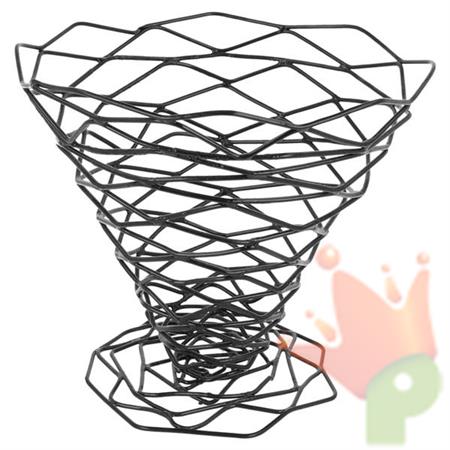 CESTINO A CONO D.17,5X15CM NERO