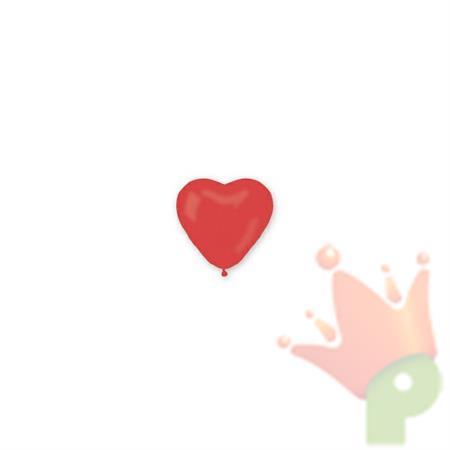 PALLONCINI CUORE 6INCH ROSSO 100PZ