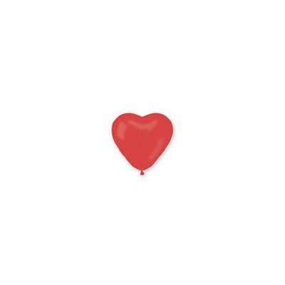 PALLONCINI CUORE 6INCH ROSSO 100PZ