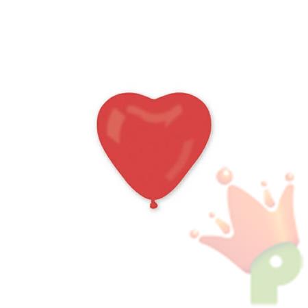 PALLONCINI CUORE 10INCH ROSSO 100PZ