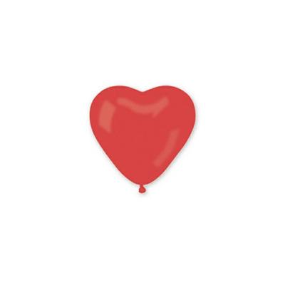 PALLONCINI CUORE 10INCH ROSSO 100PZ