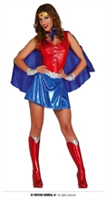 COSTUME POWER WOMAN WONDER WOMAN ADULTA TAGLIA M 38 40