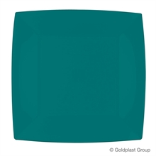 PIATTO GRANDE NICE 290X290MM TEAL GREEN 8PZ