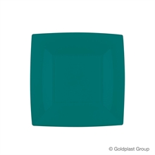 PIATTO DESSERT NICE 180X180MM TEAL GREEN 8PZ