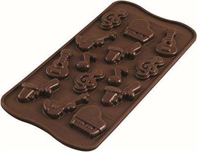STAMPO IN SILICONE CHOCO MELODY