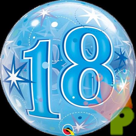 PALLONCINO BUBBLE 22INCH 18 CELESTE