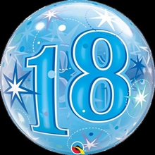 PALLONCINO BUBBLE 22INCH 18 CELESTE