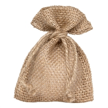 SACCHETTO JUTA 9X12CM NATURALE 10PZ
