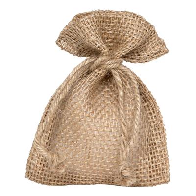 SACCHETTO JUTA 9X12CM NATURALE 10PZ