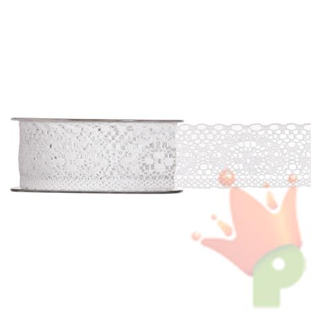 NASTRO MERLETTO MM40X20MT BIANCO