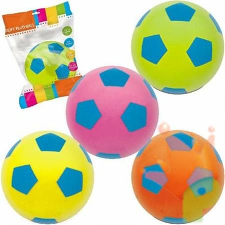 PALLONE SPUGNA SOFT FOOT-BALL D. 20CM FLUO