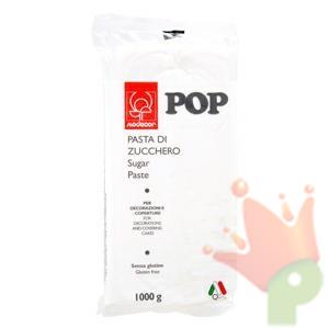 PASTA DI ZUCCHERO POP BIANCO CANDIDO 1KG