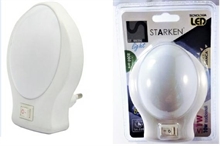 LUCE NOTTURNA ACCENSIONE CON INTERRUTTORE DURATA 8000 ORE BIANCA