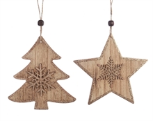 FIGURE NATALIZIE IN LEGNO 2 ASS.