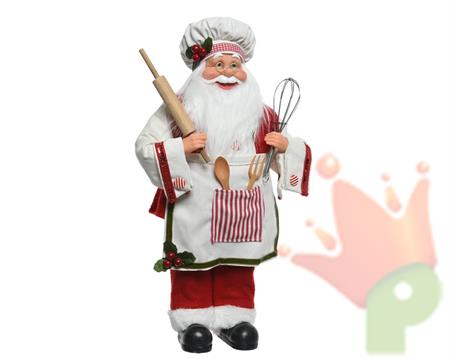 BABBO NATALE CUOCO 20X10X30CM