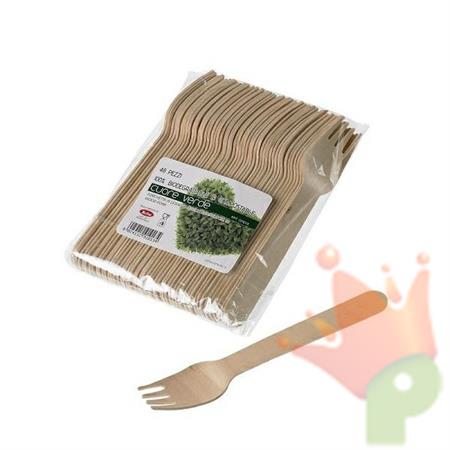 FORCHETTA IN LEGNO DI BETULLA 16cm 48pz