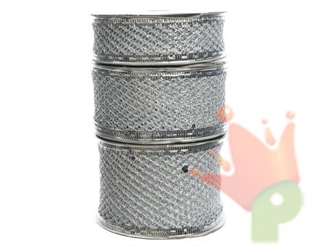 NASTRO RETATO ARGENTO GLITTER 4MT