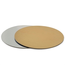 SOTTOTORTA ACCOPPIATO ORO/ARGENTO D. 38CM