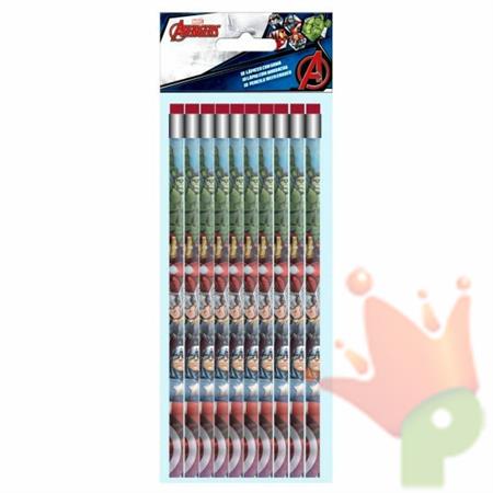 MATITA CON GOMMA AVENGERS 10PZ