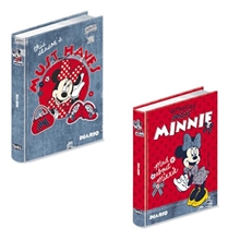 DIARIO CM 13X17,7 IMBOTTITO NON DATATO MINNIE JEANS