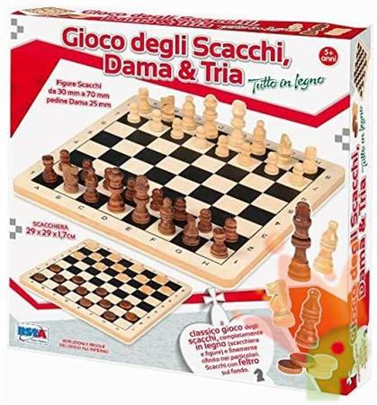GIOCO DEGLI SCACCHI DAMA TRIA