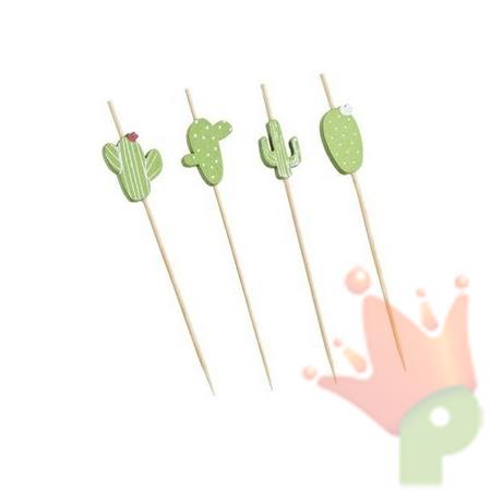 SPIEDI IN BAMBO CACTUS 12CM 100PZ