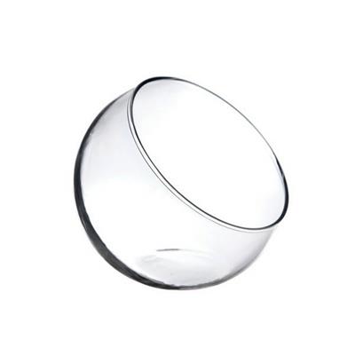 SFERA TAGLIATA VETRO D. 10CM H. 9CM