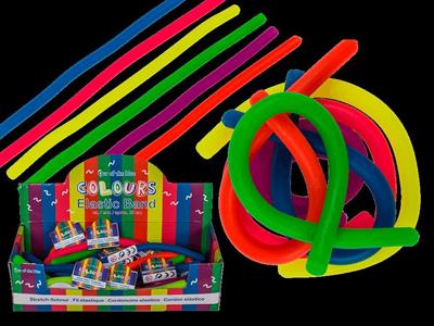 CORDONCINO ELASTICO 28CM 6 COLORI ASS