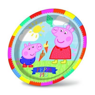 PIATTO 23CM PEPPA PIG 8PZ