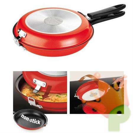 PADELLA DOPPIA GIRAFRITTATA D. 26CM PRESTO - ANTIADERENTE - Party Store