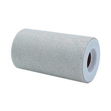 ROTOLO TULLE 12,5X25MT IRIDESCENTE GLITTER
